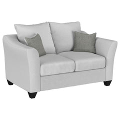 Orleans Furniture - Coaster - Salizar Upholstered Flared Arm Loveseat Sand - 508582