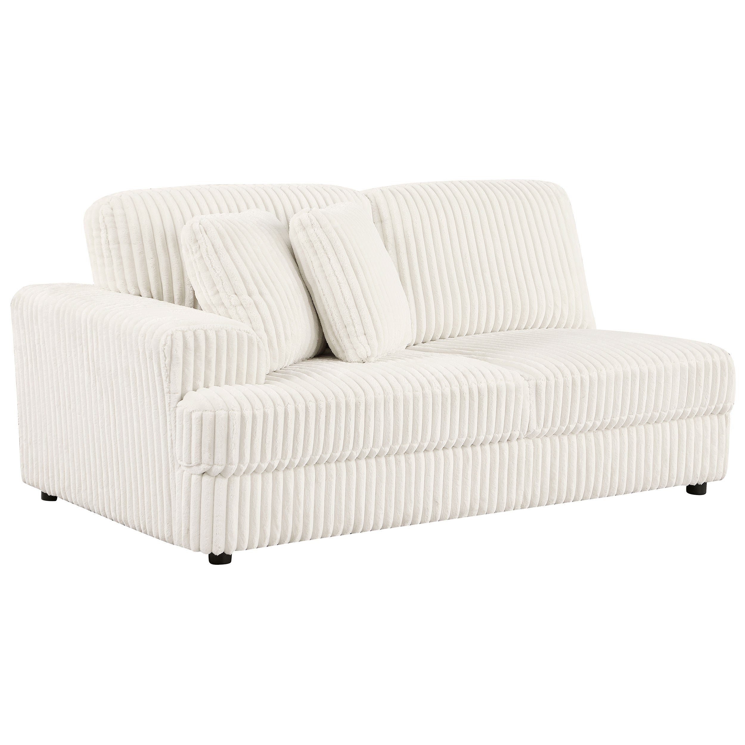 Orleans Furniture - Coaster - Emberson Upholstered LAF Loveseat Ivory - 508851
