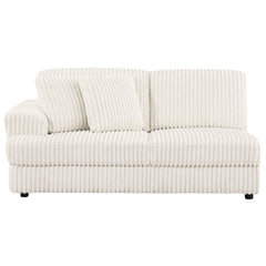 Emberson Upholstered LAF Loveseat Ivory
