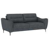 Orleans Furniture - Coaster - Nolan Upholstered Sloped Track Arm Sofa Charcoal - 509281