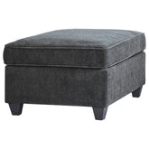 Orleans Furniture - Coaster - Mccord Rectangular Upholstered Ottoman Dark Grey - 509348