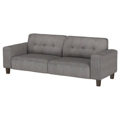 Deerhurst Upholstered Track Arm Tufted Sofa Charcoal