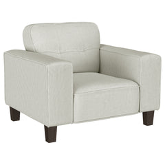 Orleans Furniture - Coaster - Deerhurst Upholstered Track Arm Tufted Accent Chair Greige - 509649