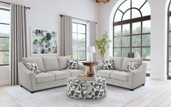 Orleans Furniture - Coaster - Tomkins 2-piece Boucle Upholstered Sofa Set Light Grey - 509671-S2