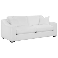 Orleans Furniture - Coaster - Ashlyn Upholstered Sloped Arm Sofa White - 509891
