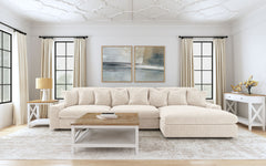 Orleans Furniture - Coaster - Blaine Upholstered Reversible Chaise Sectional Sofa Sand - 509899-SET