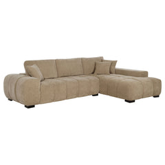 Orleans Furniture - Coaster - Octavia Upholstered Sectional Chaise Sofa Camel - 509961