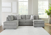 Orleans Furniture - Ashley Furniture - Casselbury Sectional - RAF 2-Piece Sectional with Chaise / Cement - 52906S2