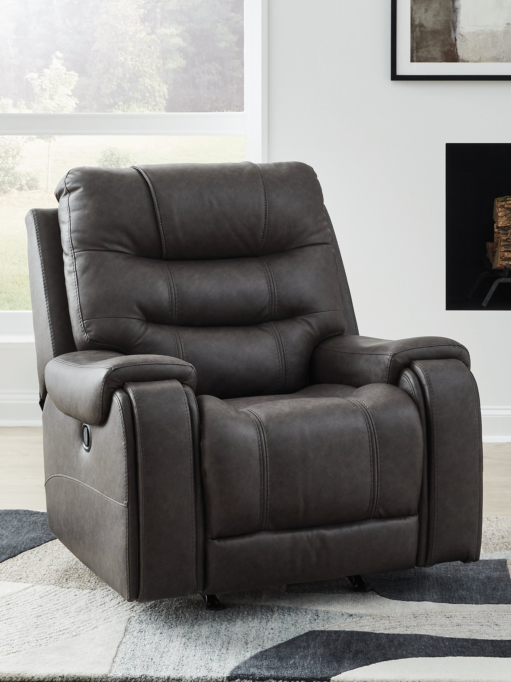 Orleans Furniture - Ashley Furniture - Femley Living Room - Rocker Recliner / Smoke - PC5330625