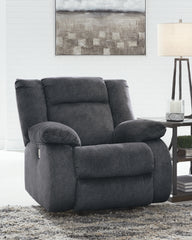 Orleans Furniture - Ashley Furniture - Burkner Living Room - Power Rocker Recliner / Marine - 5380498