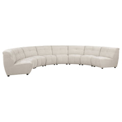 Orleans Furniture - Coaster - Charlotte 8-piece Upholstered Modular Sectional Sofa Ivory - 551300