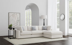 Serene 4-piece Upholstered Modular Sectional Sofa Beige