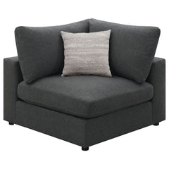 Orleans Furniture - Coaster - Serene Upholstered Corner Charcoal - 551325