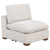Orleans Furniture - Coaster - Lakeview Upholstered Armless Chair Ivory - 551461