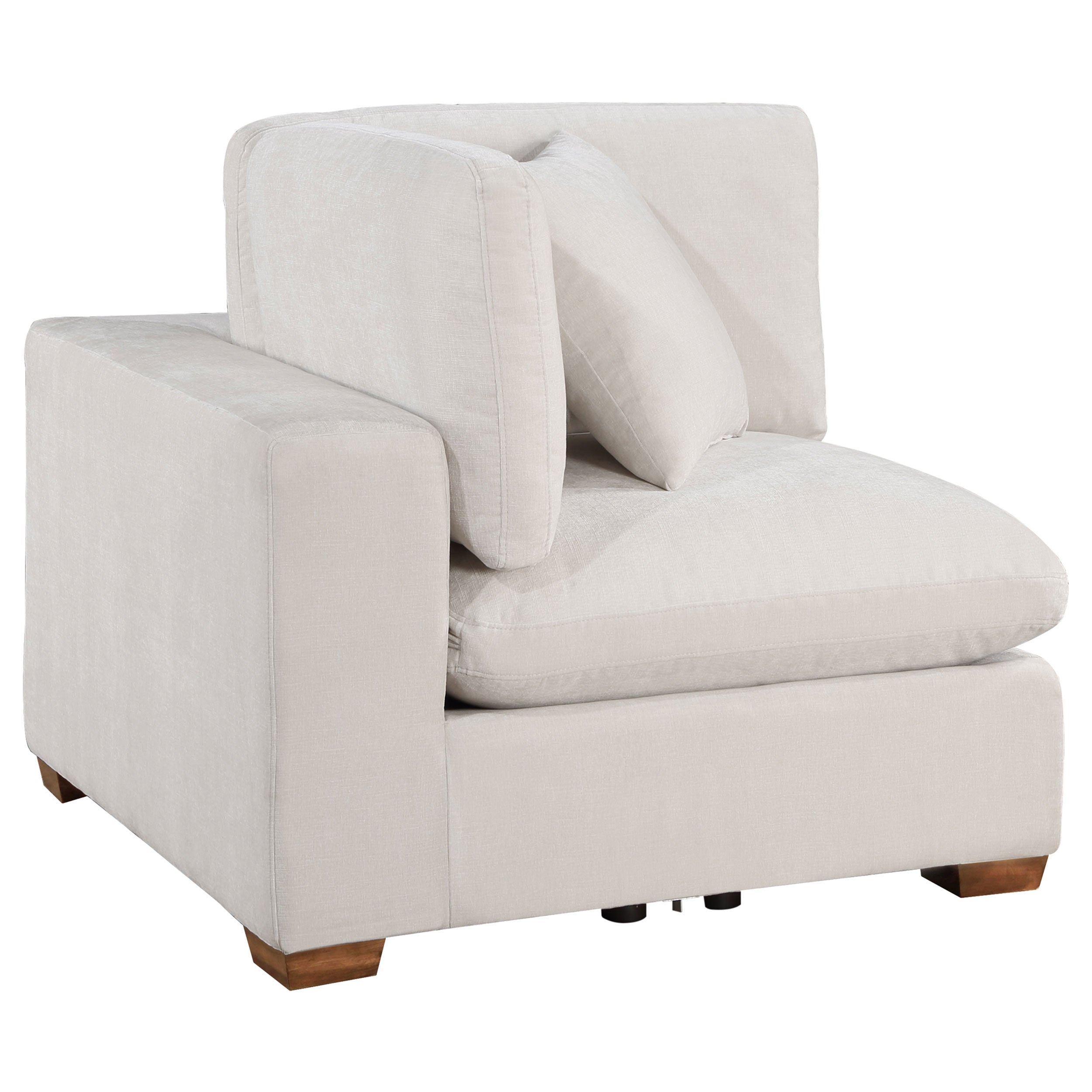 Orleans Furniture - Coaster - Lakeview Upholstered Corner Chair Ivory - 551462