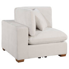 Orleans Furniture - Coaster - Lakeview Upholstered Corner Chair Ivory - 551462