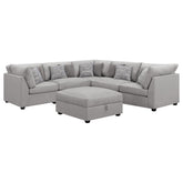 Orleans Furniture - Coaster - Cambria 6-piece Upholstered Modular Sectional Sofa Grey - 551511-S6B