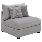 Orleans Furniture - Coaster - Cambria Upholstered Armless Chair Grey - 551511