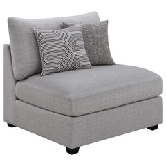 Orleans Furniture - Coaster - Cambria Upholstered Armless Chair Grey - 551511