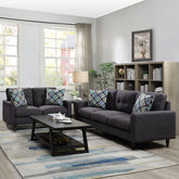 Orleans Furniture - Coaster - Watsonville 2-piece Upholstered Track Arm Sofa Set Grey - 552001-S2