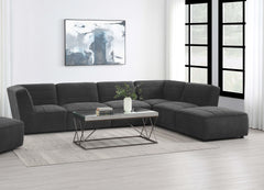 Orleans Furniture - Coaster - Sunny 6-piece Upholstered Modular Sectional Sofa Charcoal - 552081-SET