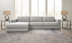 Orleans Furniture - Ashley Furniture - Amiata Sectional - LAF Corner Chaise / Glacier - 5740416
