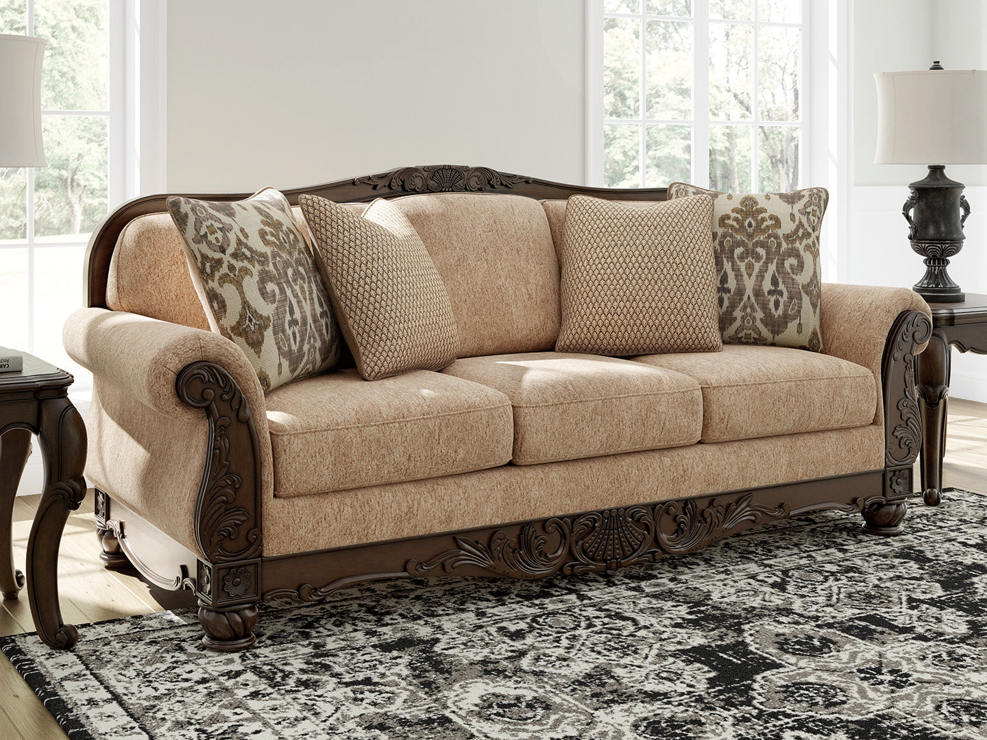 Orleans Furniture - Ashley Furniture - Chelsworth Living Room - RAF Corner Chaise / Golden - PC5790516