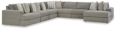 Orleans Furniture - Ashley Furniture - Avaliyah Sectional - RAF 2-Piece Sectional Loveseat / Ash - 58103S1