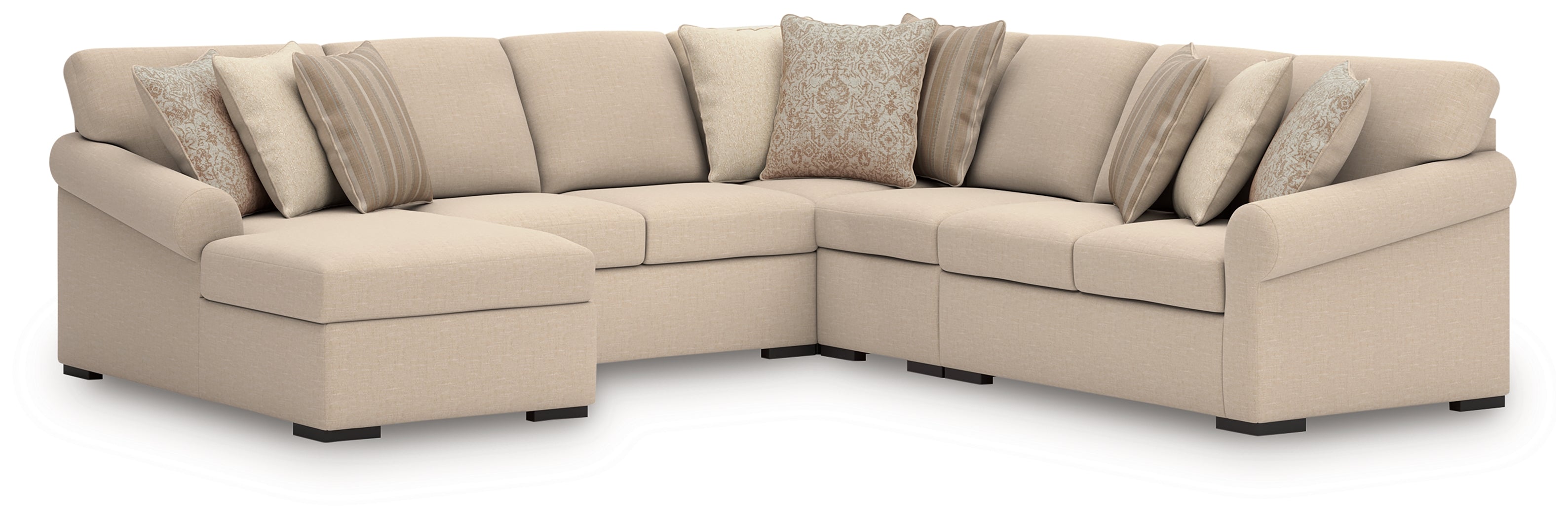 Orleans Furniture - Ashley Furniture - LadyMae Sectional - RAF 2-Piece Sectional with Chaise / Twill - 59404S6