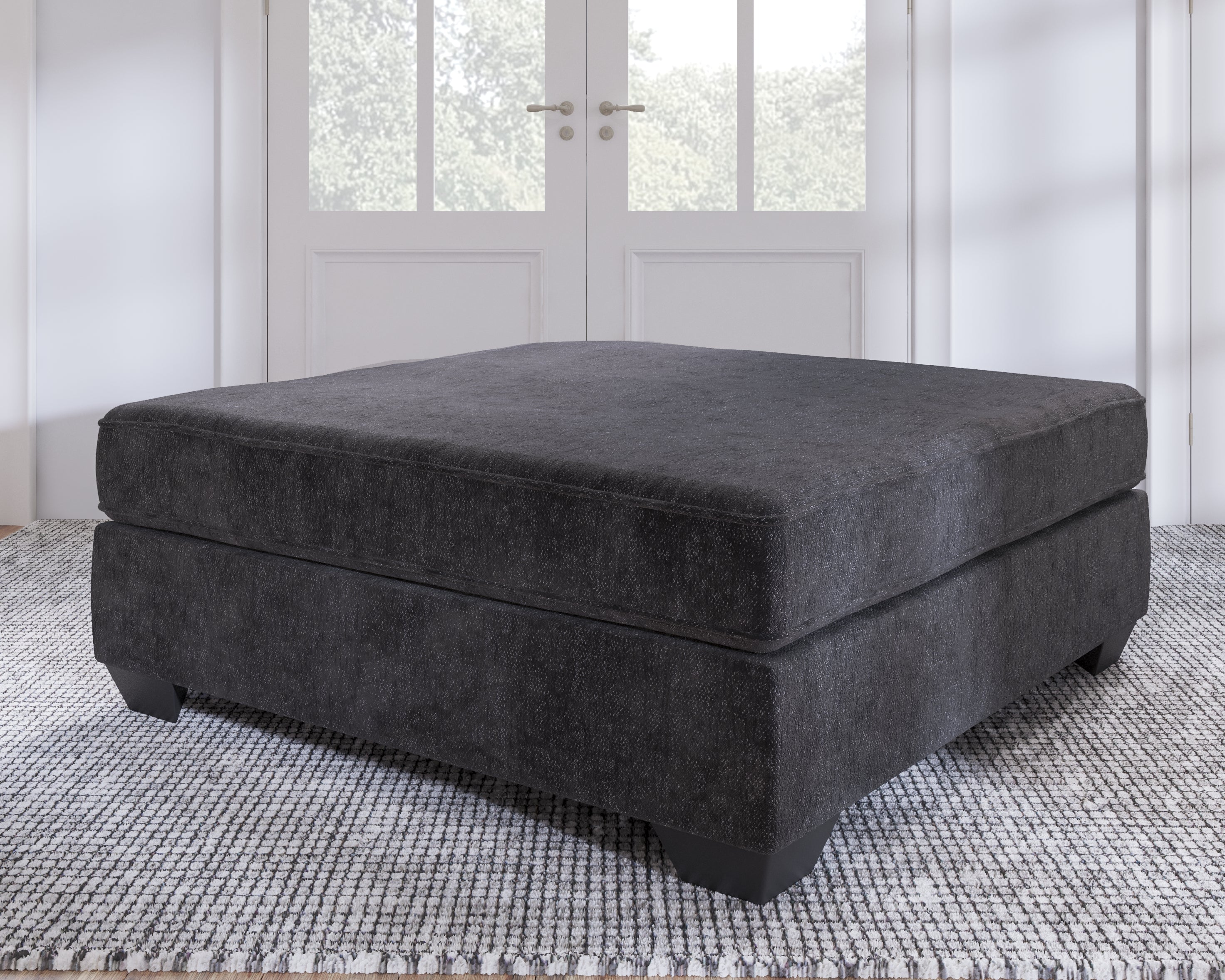 Orleans Furniture - Ashley Furniture - Lavernett Living Room - Oversized Accent Ottoman / Charcoal - 5960308
