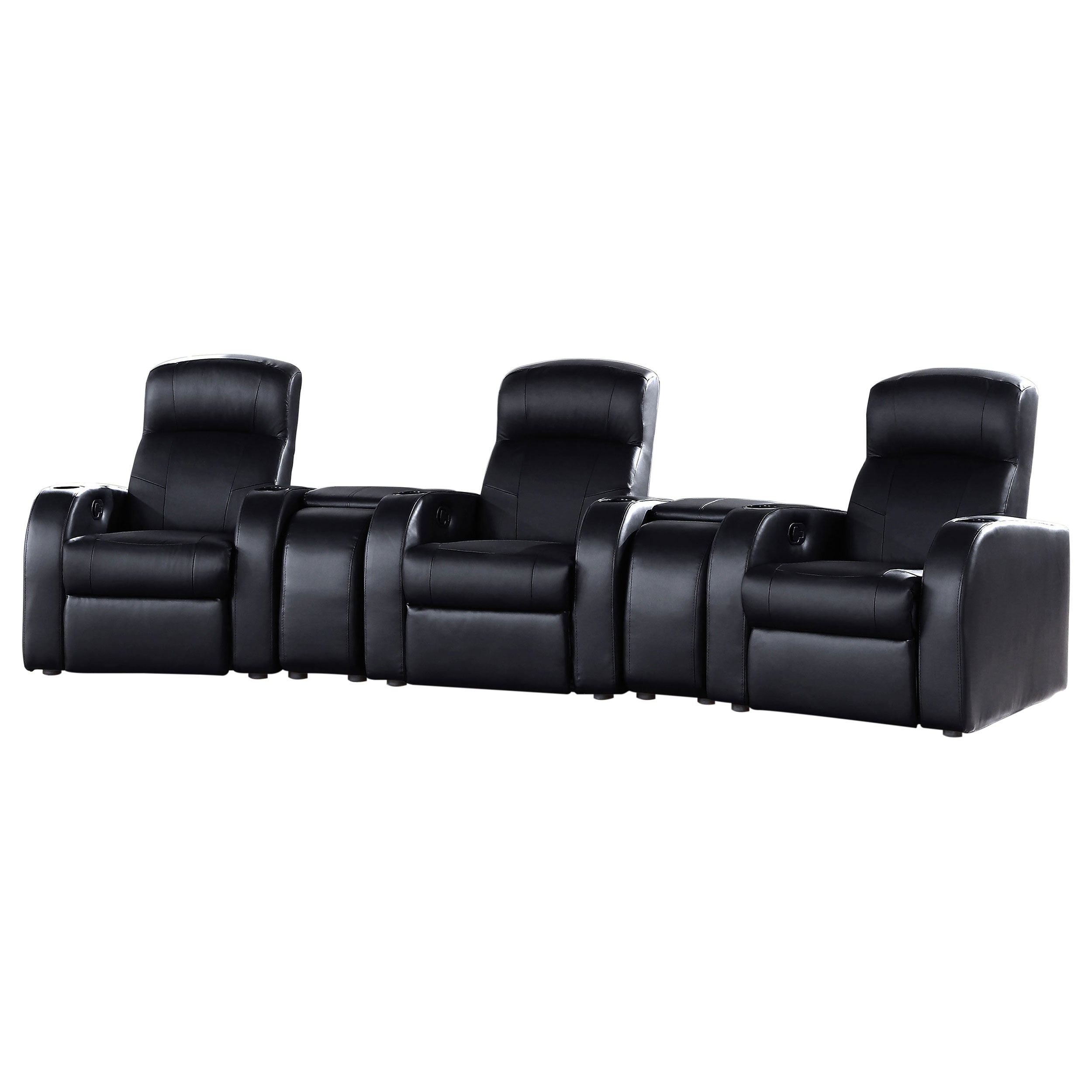 Orleans Furniture - Coaster - Cyrus 5-piece Upholstered Home Theater Seating - 600001-S3A