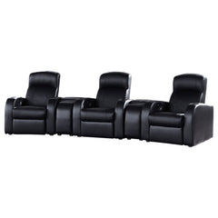 Orleans Furniture - Coaster - Cyrus 5-piece Upholstered Home Theater Seating - 600001-S3A