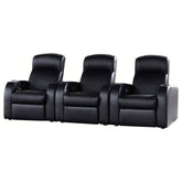 Orleans Furniture - Coaster - Cyrus 3-piece Upholstered Home Theater Seating - 600001-S3B