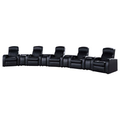 Orleans Furniture - Coaster - Cyrus 9-piece Upholstered Home Theater Seating - 600001-S5A