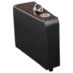 Orleans Furniture - Coaster - Toohey Upholstered Home Theater Storage Wedge Console Black - 600182