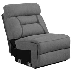 Orleans Furniture - Coaster - Higgins Upholstered Armless Chair Grey - 600370AC