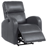 Orleans Furniture - Coaster - Grant Upholstered Power Recliner Chair Grey - 601499P