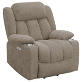 Orleans Furniture - Coaster - Houston Upholstered Power Lift Recliner Chair Camel - 602274P