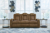 Orleans Furniture - Ashley Furniture - Wolfridge Living Room - PWR REC Loveseat/CON/ADJ HDRST / Brindle - 6070318