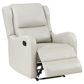 Orleans Furniture - Coaster - Kelsey Upholstered English Arm Recliner Chair Ivory - 609373