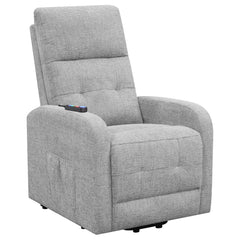 Orleans Furniture - Coaster - Howie Upholstered Power Lift Massage Chair Grey - 609402P