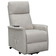 Orleans Furniture - Coaster - Herrera Upholstered Power Lift Massage Chair Beige - 609407P