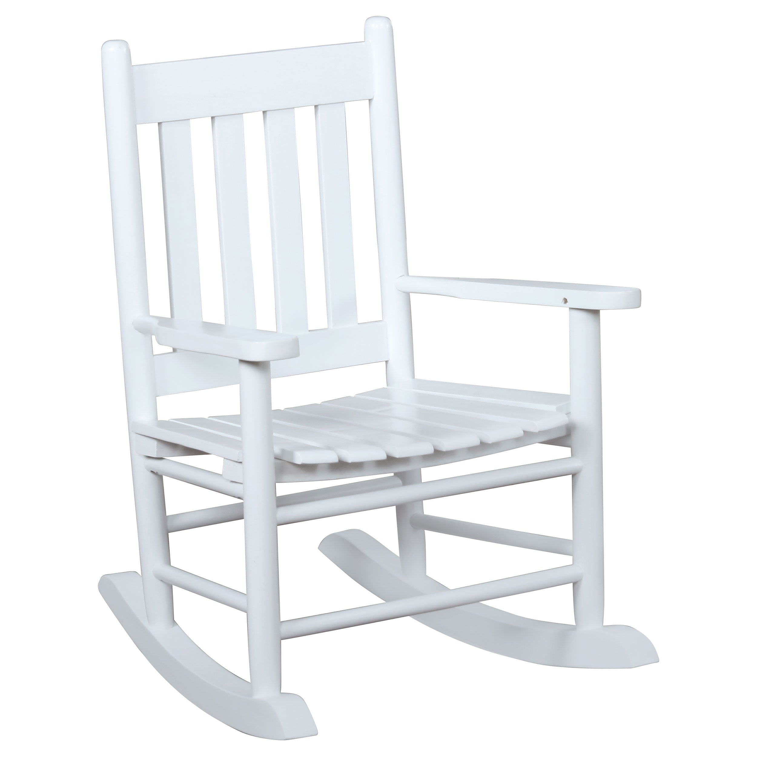 Orleans Furniture - Coaster - Annie Slat Back Solid Wood Kids Rocking Chair White - 609450
