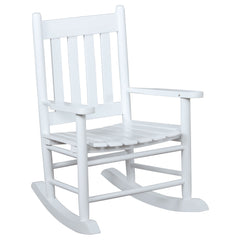 Orleans Furniture - Coaster - Annie Slat Back Solid Wood Kids Rocking Chair White - 609450
