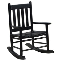 Orleans Furniture - Coaster - Annie Slat Back Solid Wood Kids Rocking Chair Black - 609451