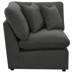 Collins Modular Corner Chair Dark Grey