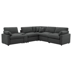 Orleans Furniture - Coaster - Collins 6-piece Modular Power Reclining Sectional Dark Grey - 609530P-SET
