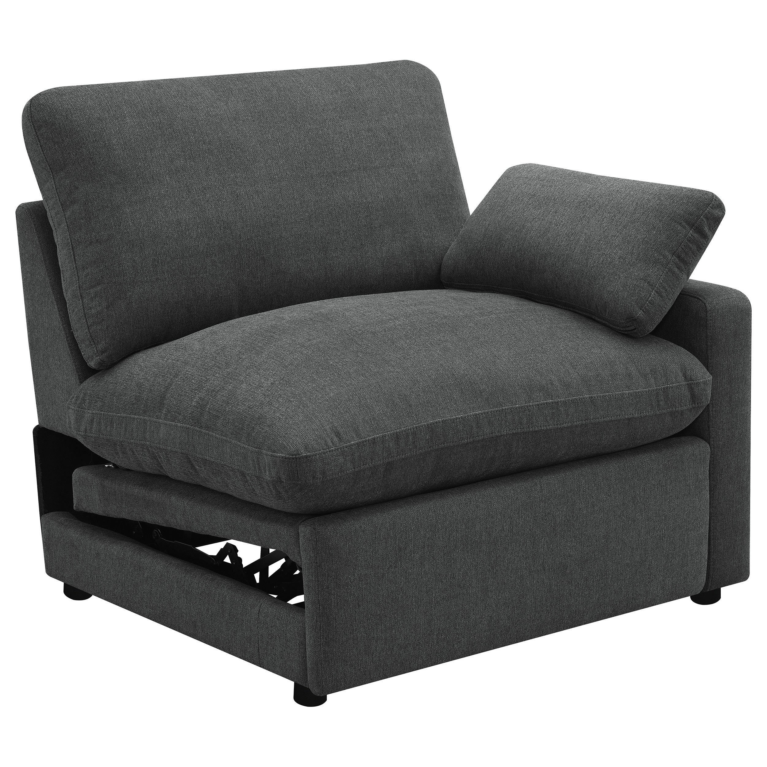 Orleans Furniture - Coaster - Collins Modular RAF Power Recliner Dark Grey - 609530RRP
