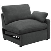 Orleans Furniture - Coaster - Collins Modular RAF Power Recliner Dark Grey - 609530RRP