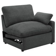 Orleans Furniture - Coaster - Collins Modular RAF Power Recliner Dark Grey - 609530RRP